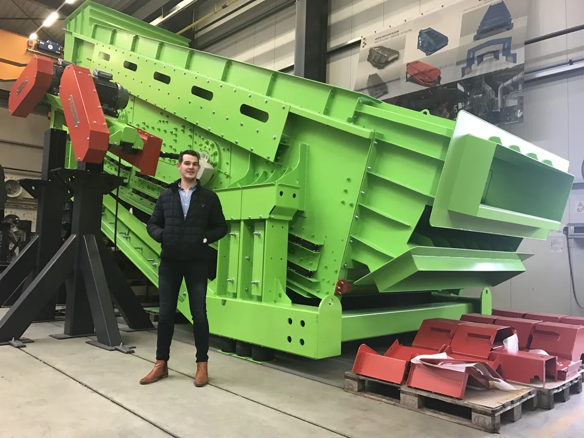 Jonathan Gilmour, founder of Strule Automation, at the company office